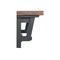 Alaterre Furniture Adam 42"L Wood Coat Hook with Shelf ANAD24RNB - alternate 3